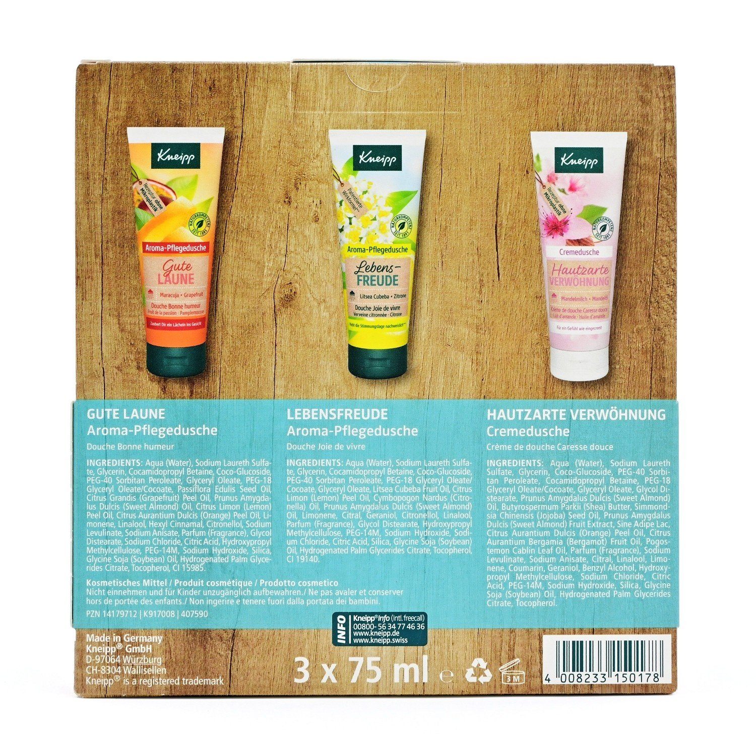 Kneipp GmbH Duschgel KNEIPP Geschenkpackung Duschglück, 225 ml