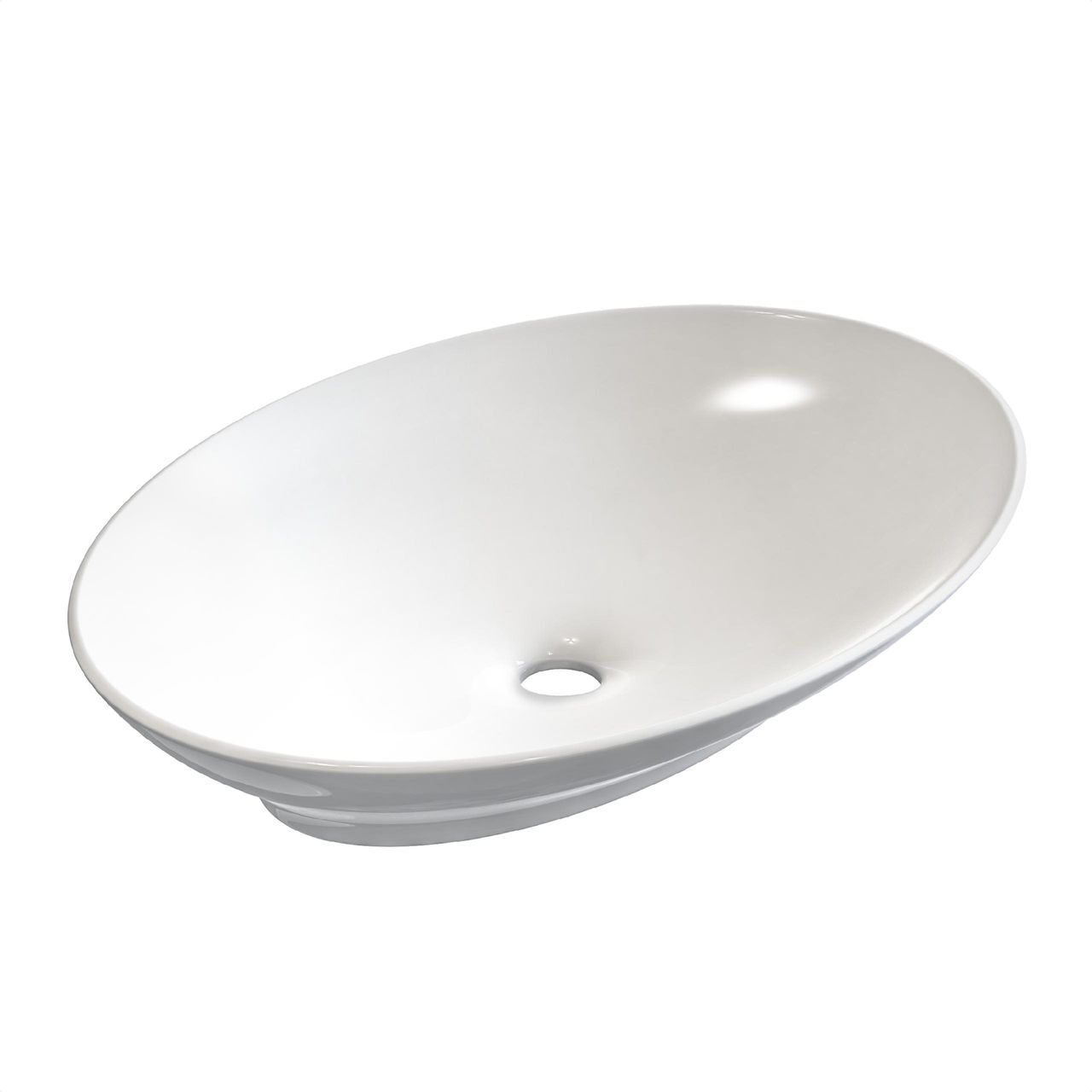 Schütte Aufsatzwaschbecken TASSONI BOWL, freistehendes Waschbecken 59 x 40 cm