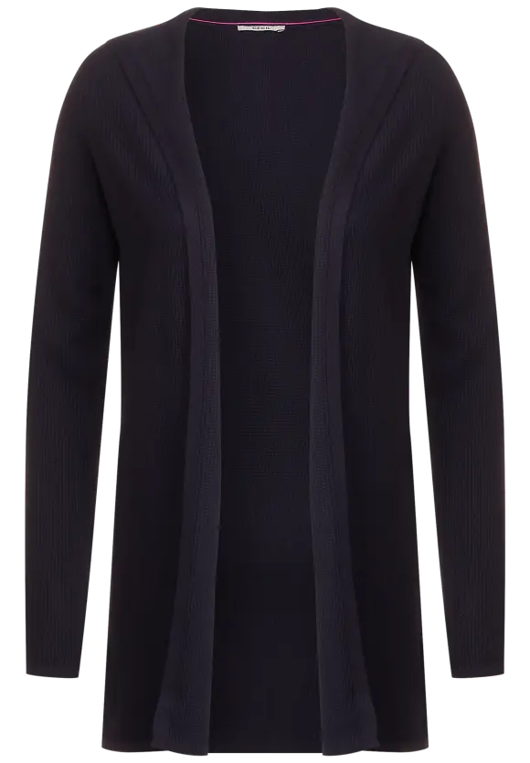 CECIL Lange Kapuzenstrickjacke