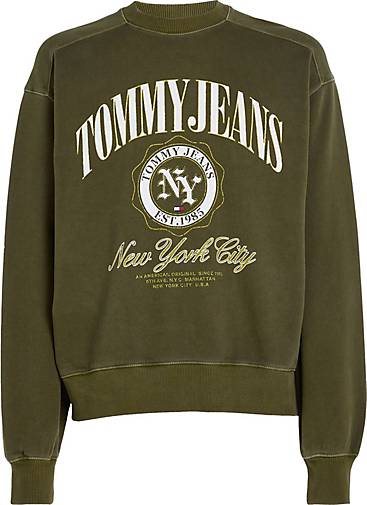 TOMMY-JEANS Herren Sweatshirt LUXE VARSITY CREW