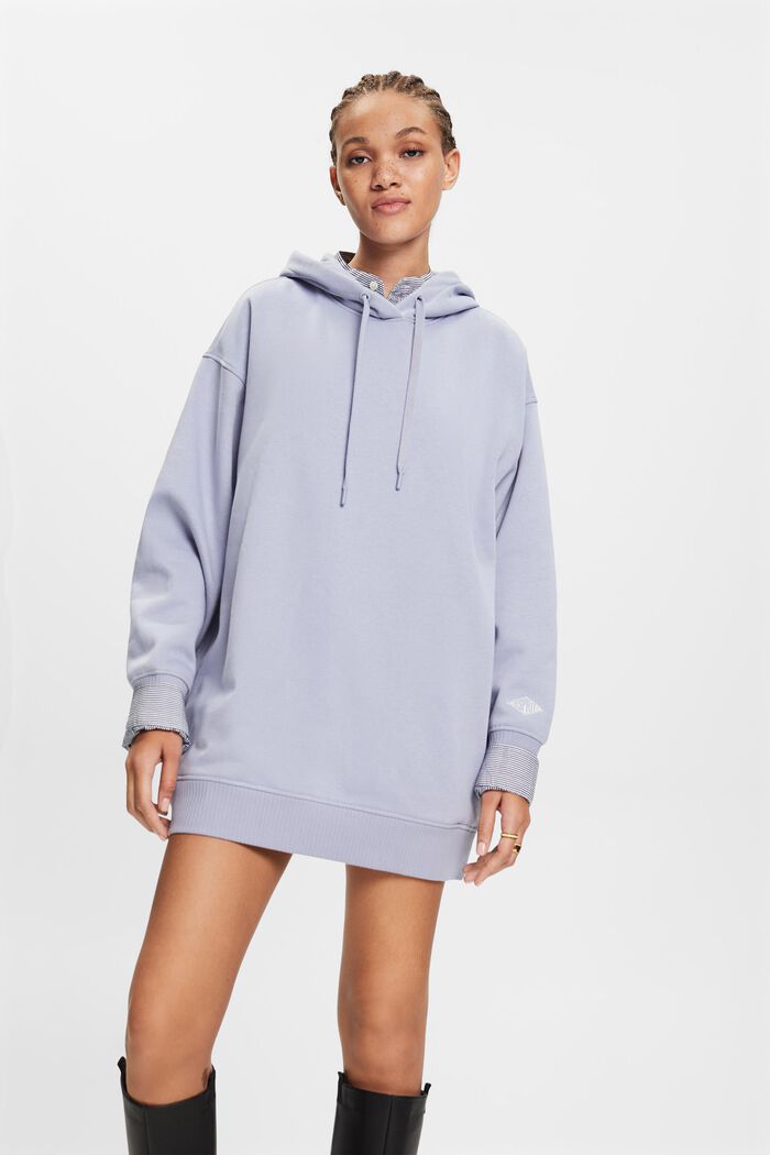 Oversize-Hoodie aus Baumwollfleece