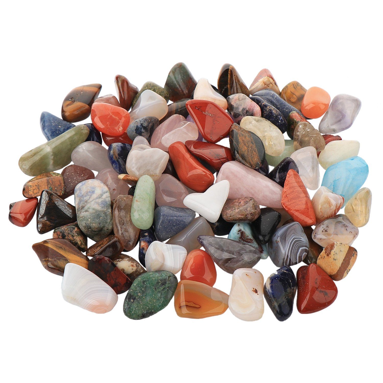 NKlaus Mineralstein 300g Afrika Mix Trommelsteine Handschmeichler 20 -