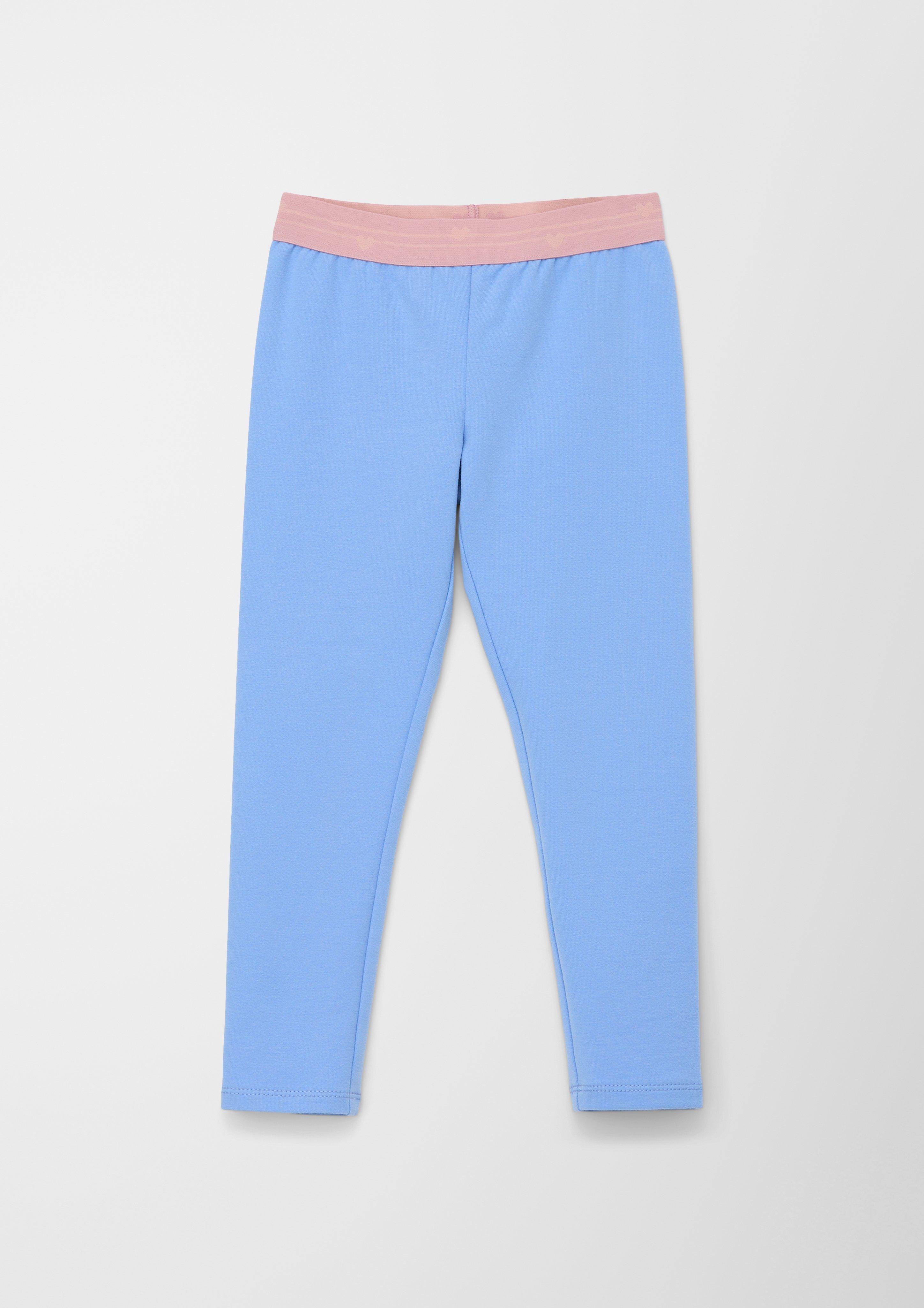 Slim: Leggings mit Herzintarsien  2127397-5362