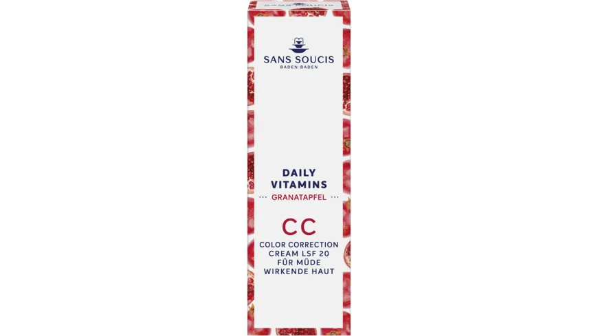 SANS SOUCIS Daily Vitamins Granatapfel CC Cream LSF 20 Anti Müdigkeit 30 ml