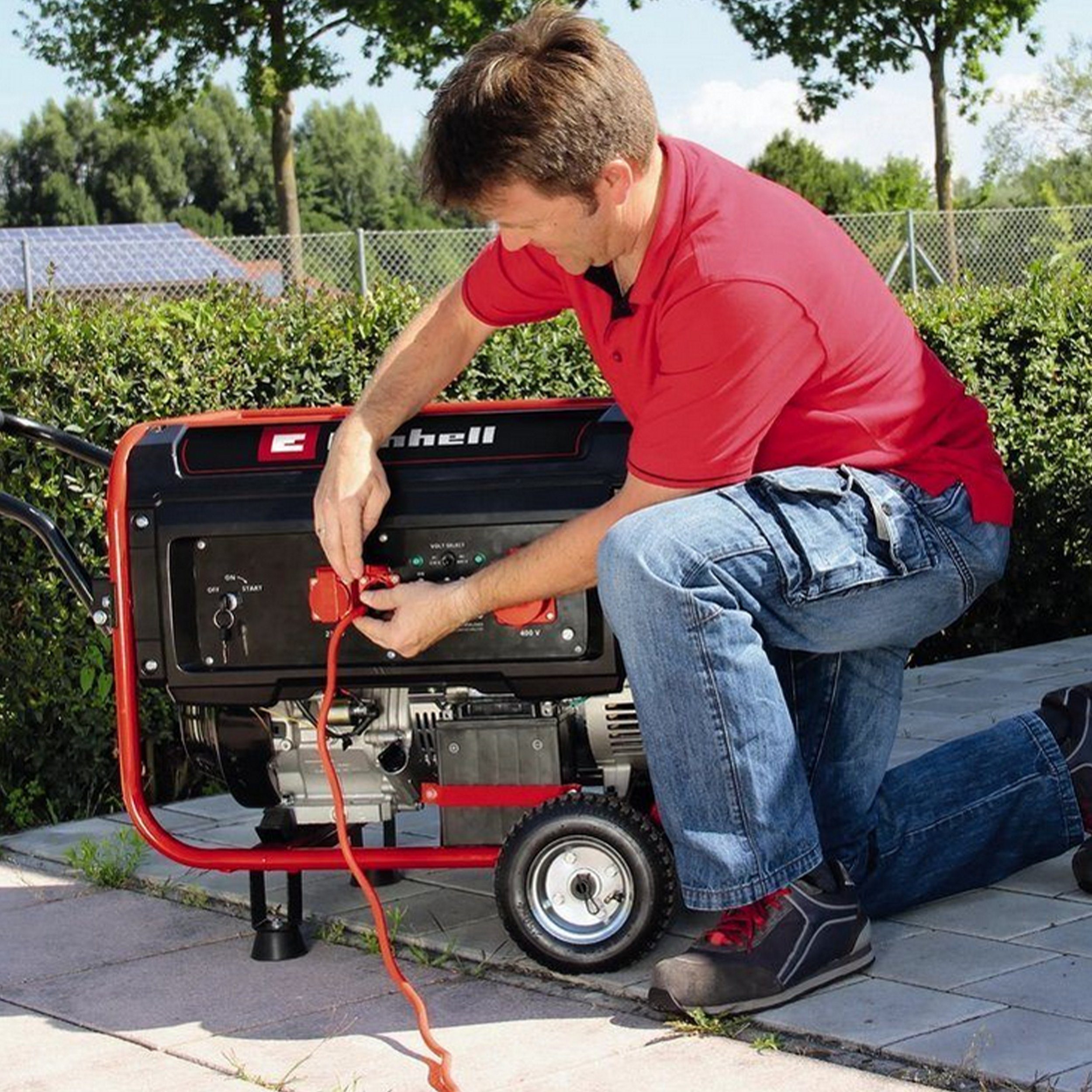 Einhell Stromerzeuger TC-PG 55/E5, 4-Takt-Antriebsmotor, 25L Tank