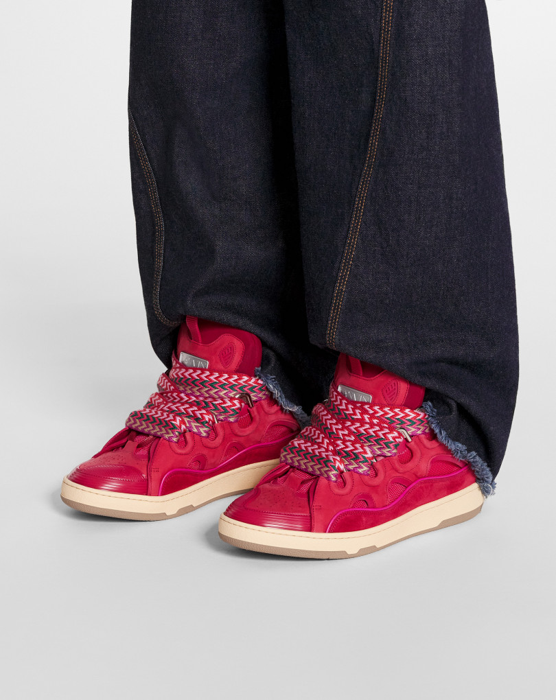 SNEAKERS CURB EN CUIR