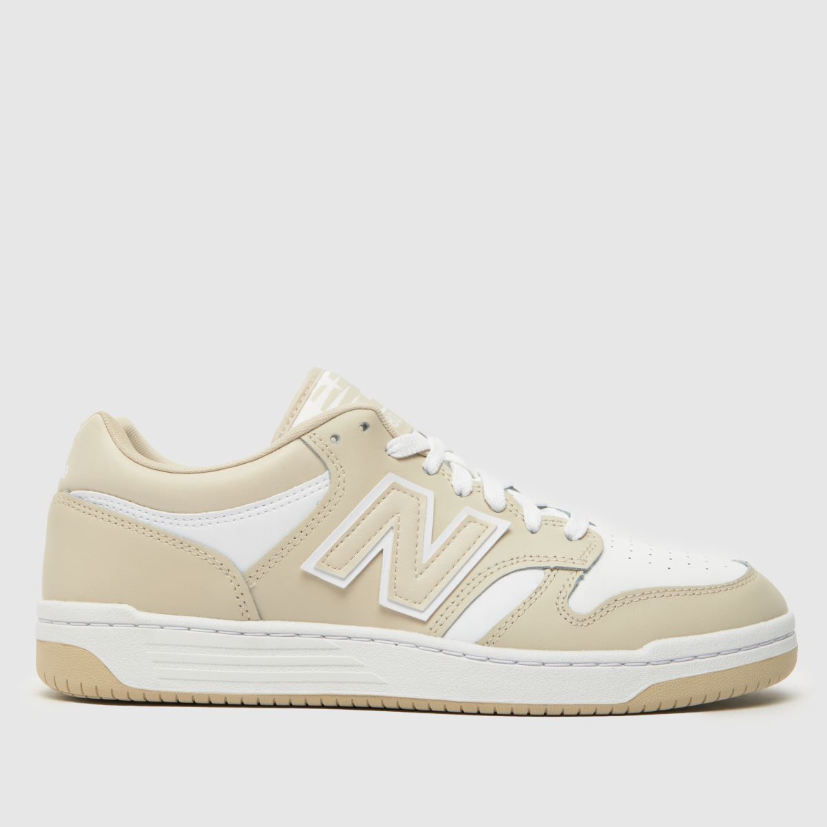 New Balance 480 träningsskor i vitt och beige