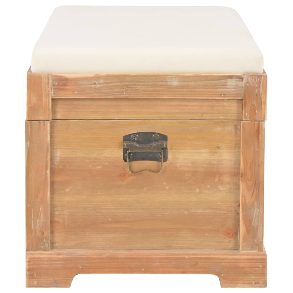 vidaXL Aufbewahrungsbox Aufbewahrungstruhe mit Auflage 80×40×40 cm MDF (1 St)