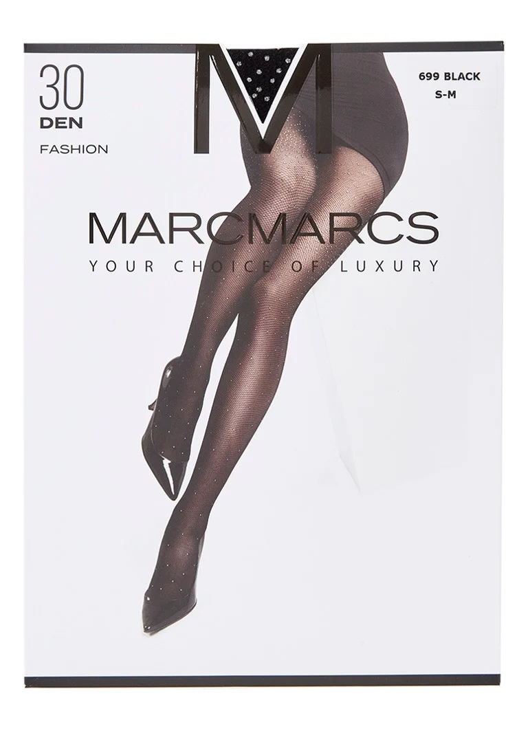 Ciorapi MarcMarcs cu pietre decorative, 30 denieri