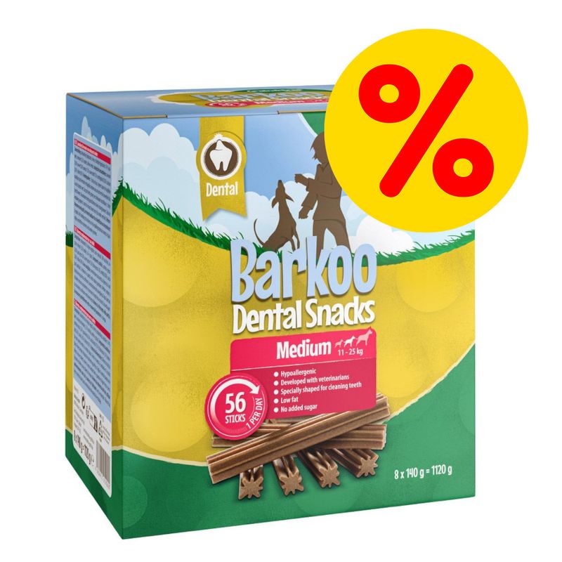 Sparpaket Barkoo Dental Snacks - GETREIFEDREIE Rezeptur