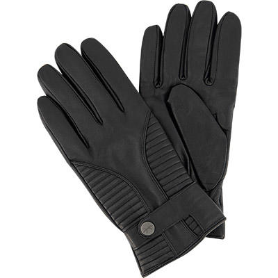 PEARLWOOD, Handschuhe, Schafleder, schwarz