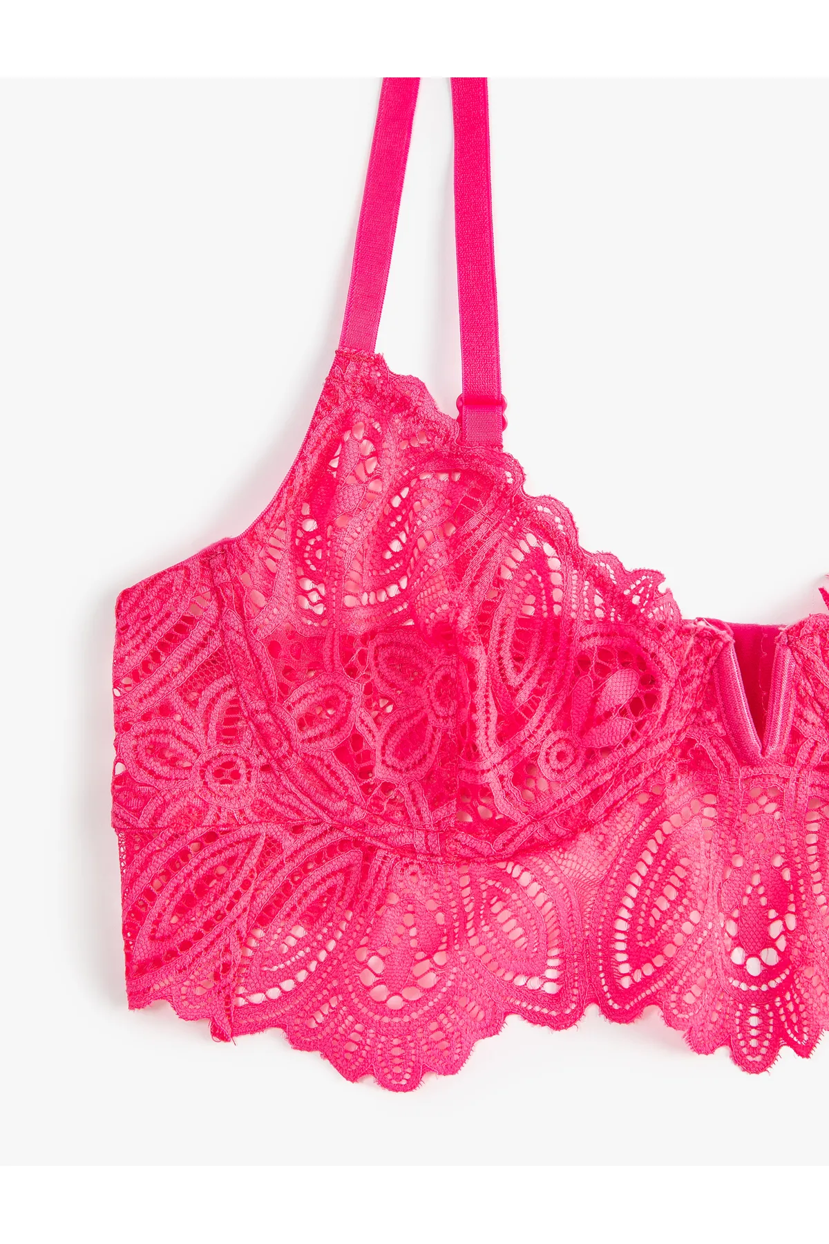 Koton  Spitzen-Bralette-BH mit Bügel, ungepolstert, ohne Unterstützung