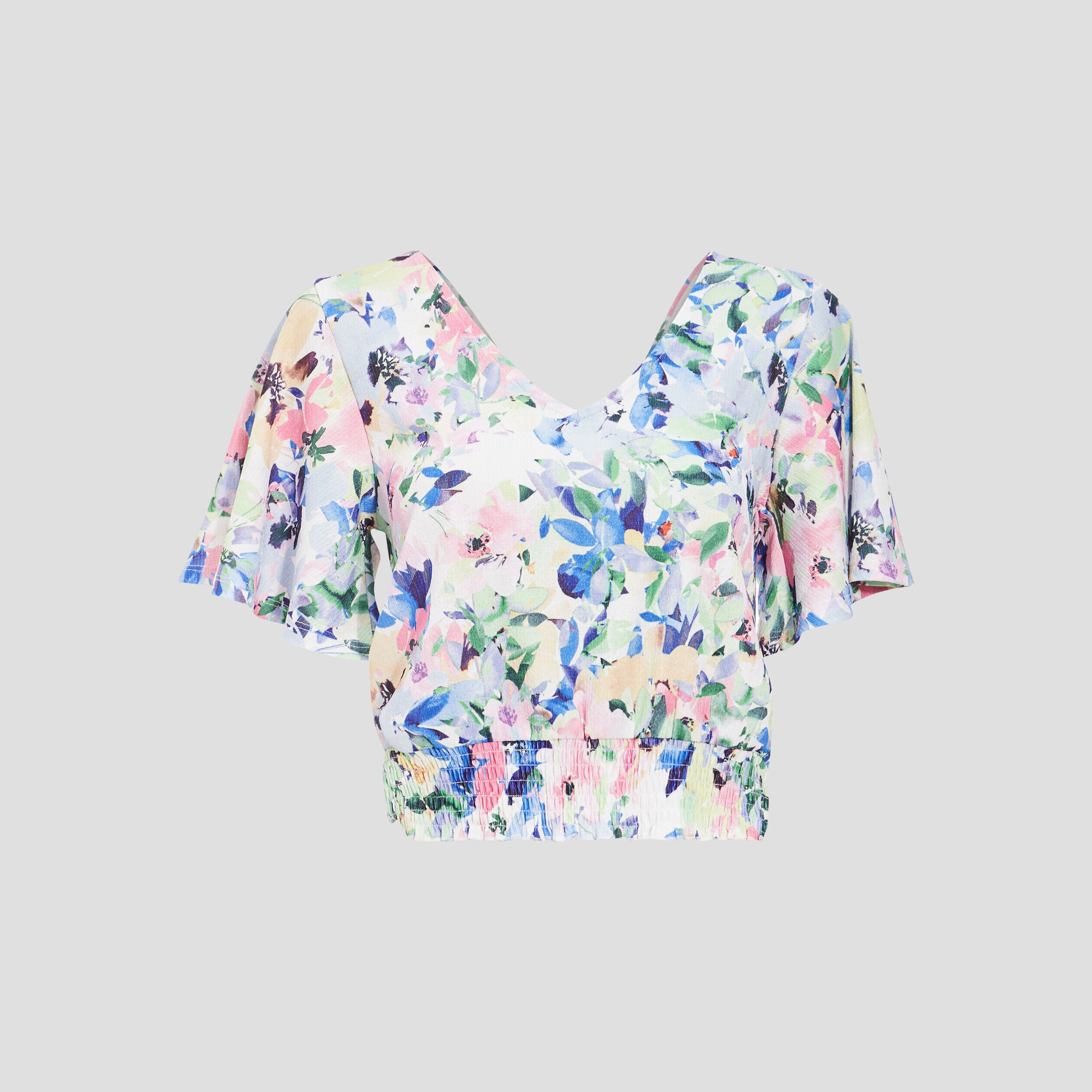 T-shirt manches courtes blanc femme | Cache Cache