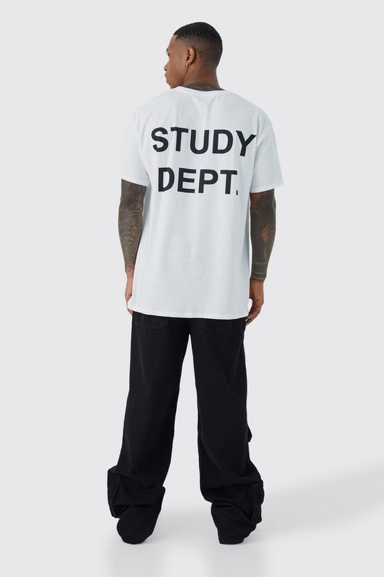 Oversize T-Shirt mit Student Slogan