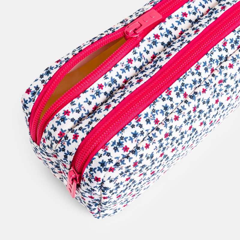 Trousse d'école imprimée blanc fille