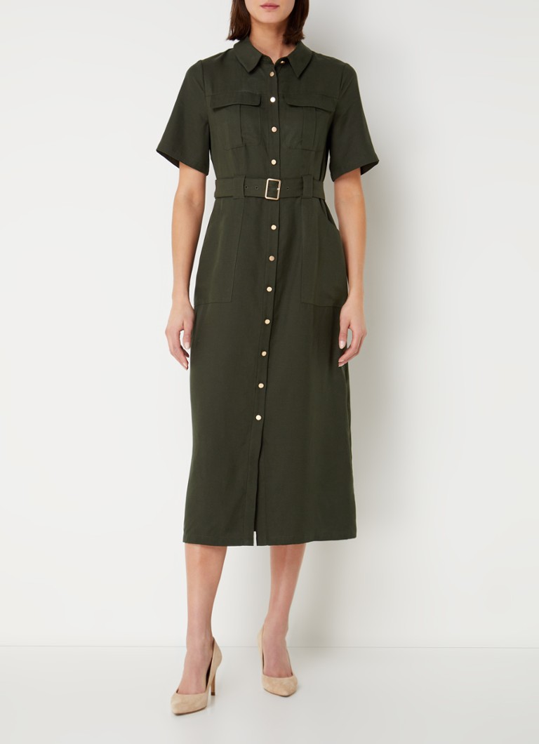 Vestido blusa midi de Phase Eight Willow Lyocell con cinturón