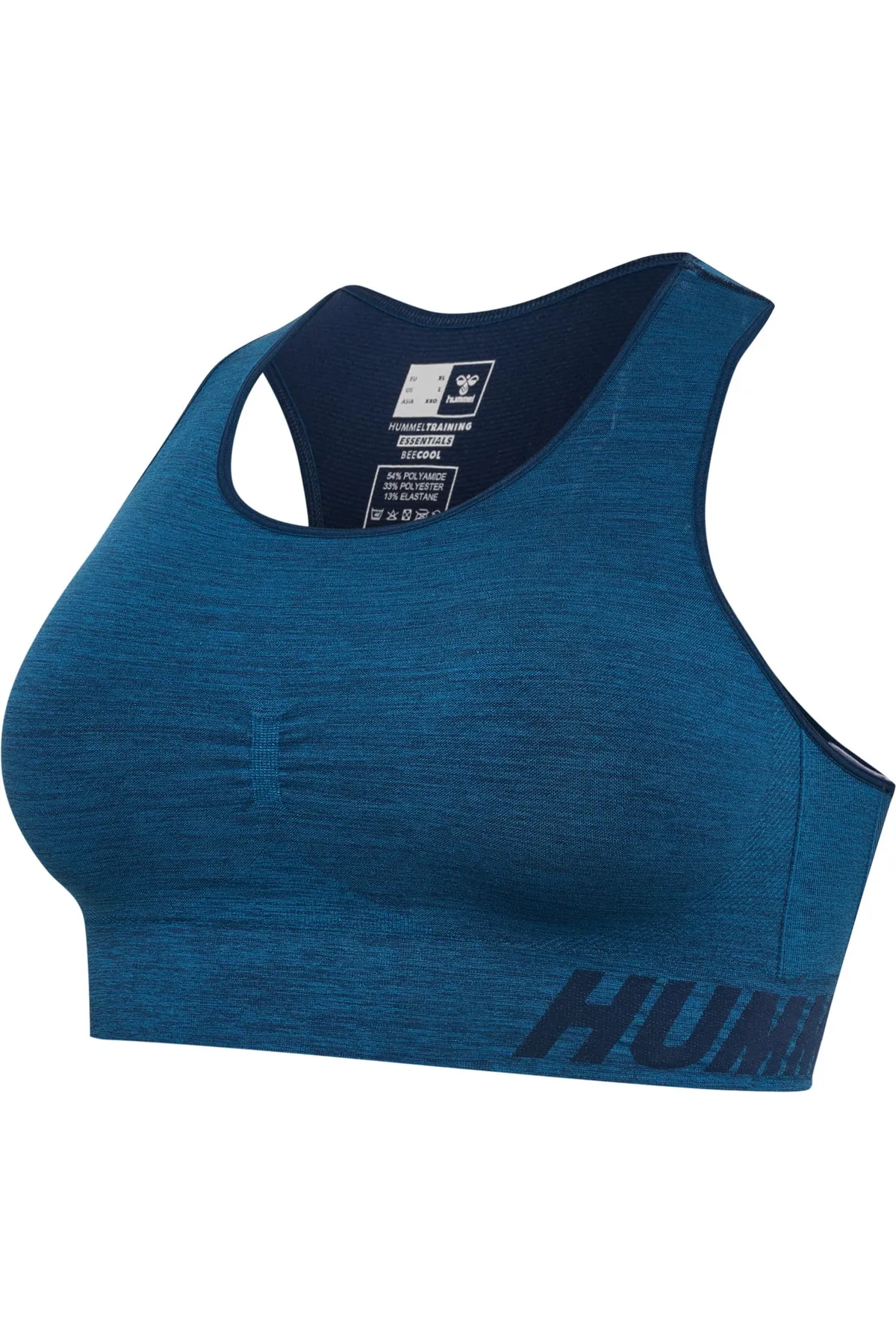 hummel  Sport-BH - Blau - Lizenzartikel