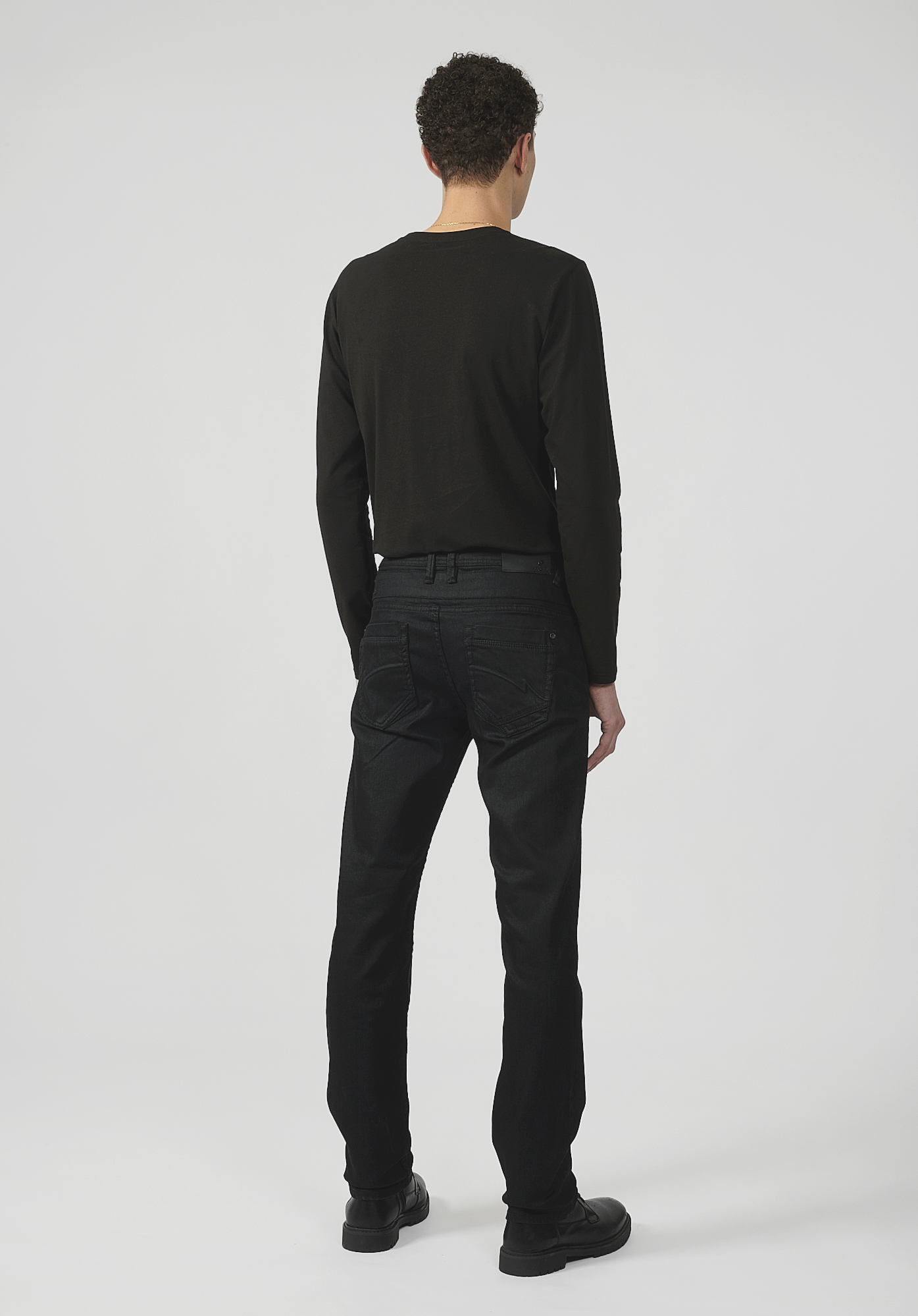 TOBY   Jean noir straight Homme