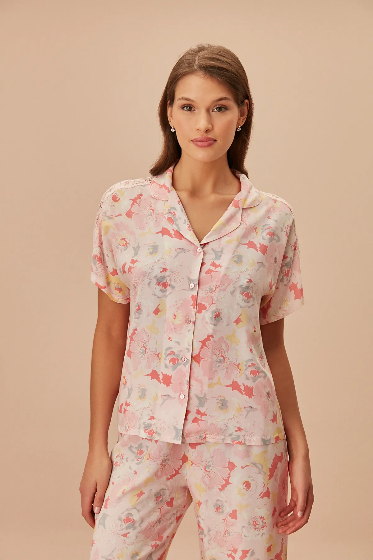 SUWEN  Rosely maskulines Pyjama-Set