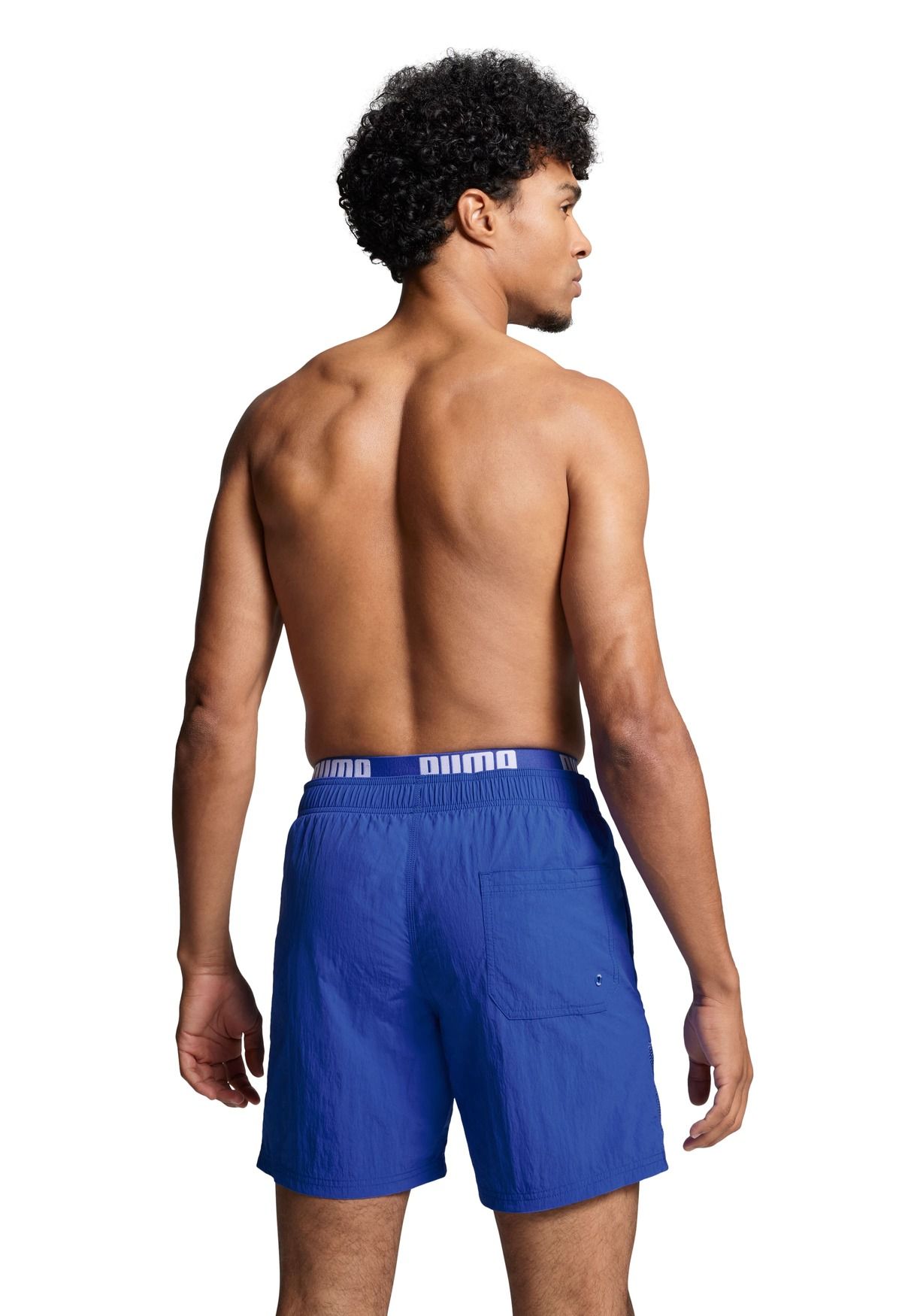 PUMA Benjamin Blue Mittellange Utility Schwimmhose