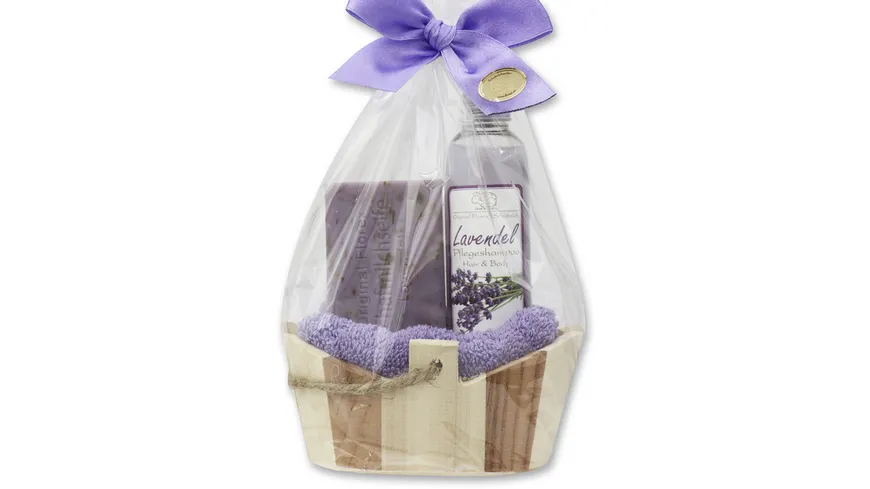 Florex Holzkorb Set Lavendel