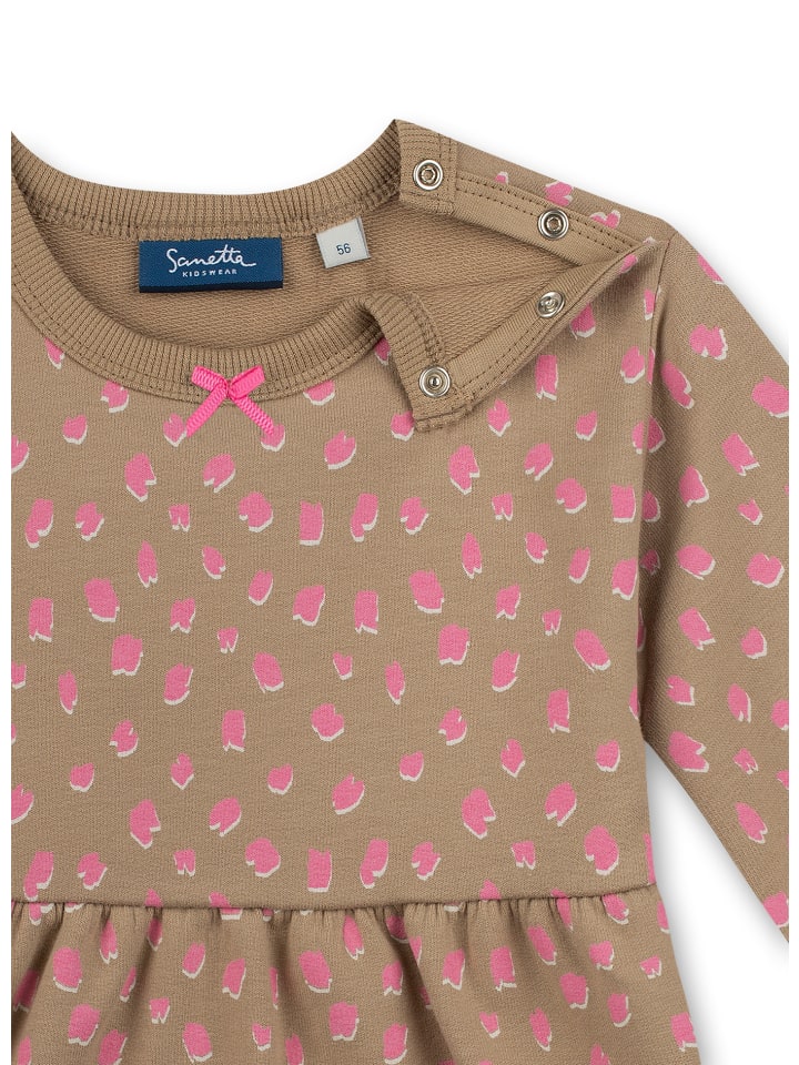 Sanetta Sweatkleid in Beige günstig kaufen