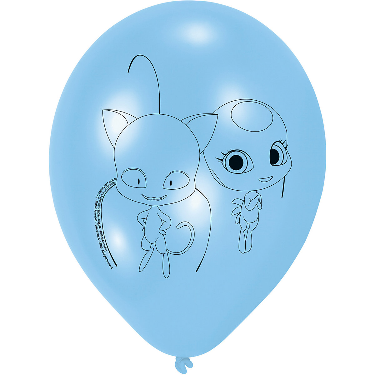 Luftballons Miraculous, 6 Stück