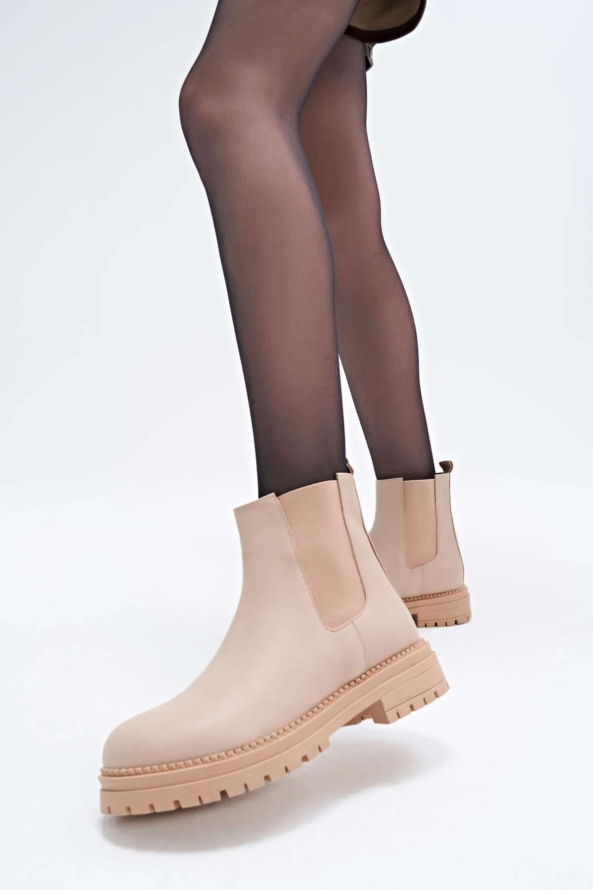 Yaya by Hotiç  Stiefelette - Rosa - Flacher Absatz