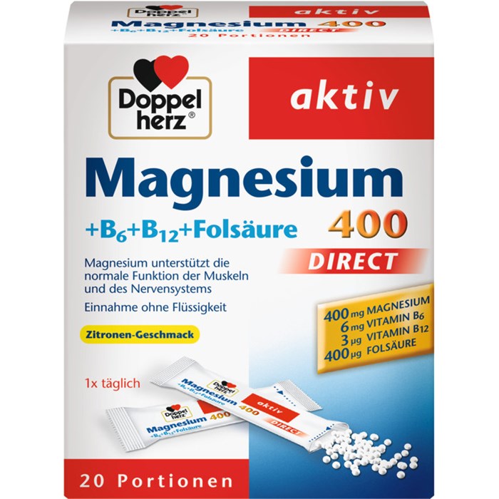 Magnesium + B6 + B12 + Folsäure