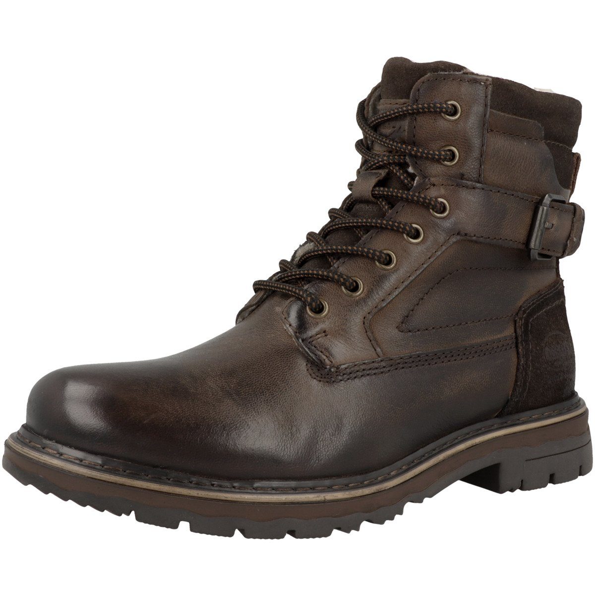 Dockers by Gerli 51GL102 Herren Schnürboots Ziernähte