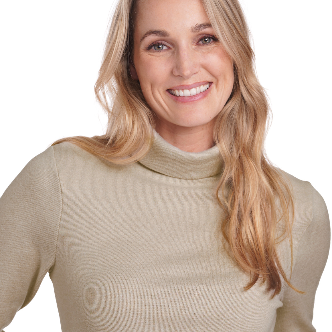 Damen Rollkragenshirt