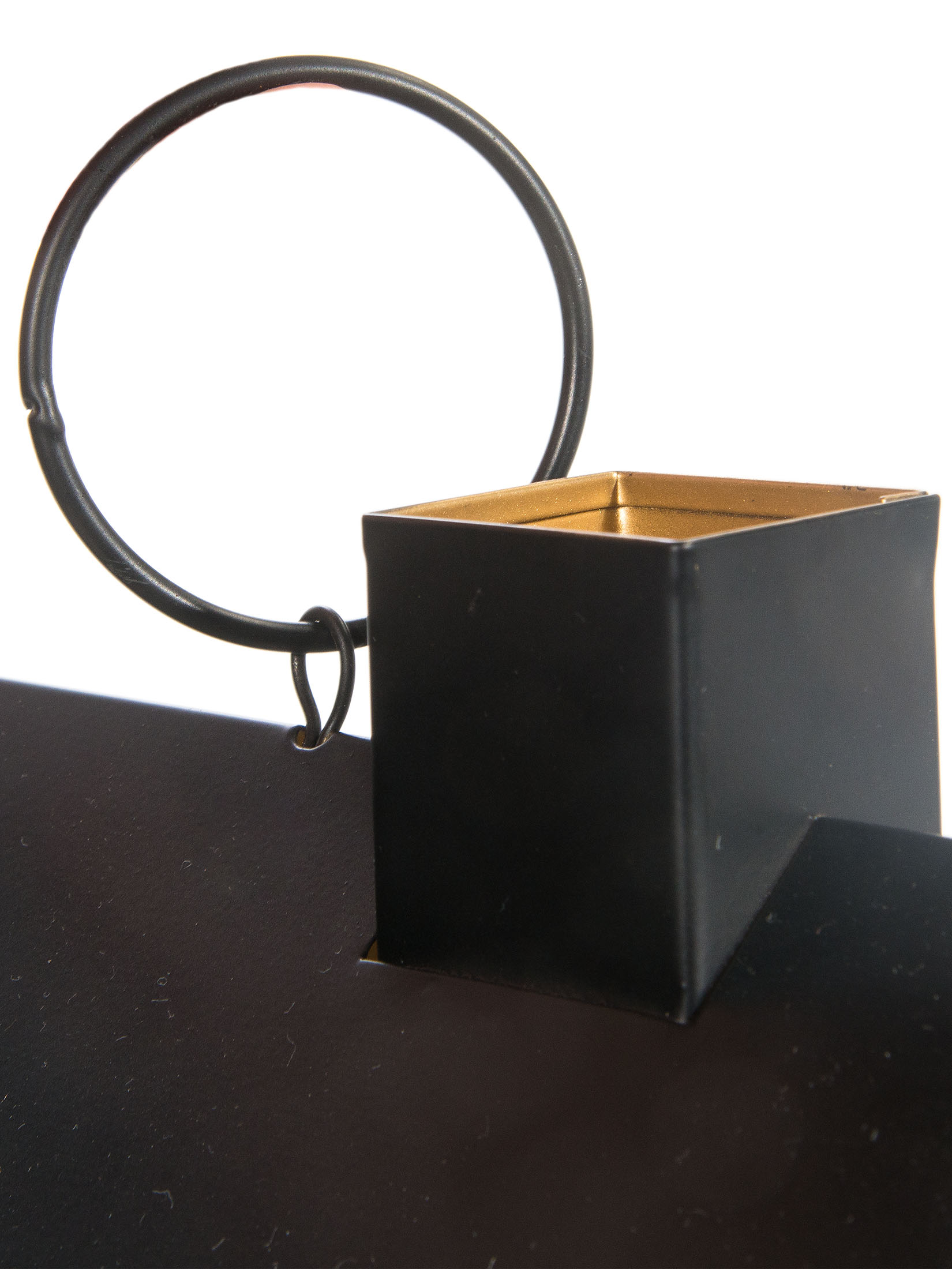 Cavareno Laterne, Black/Gold