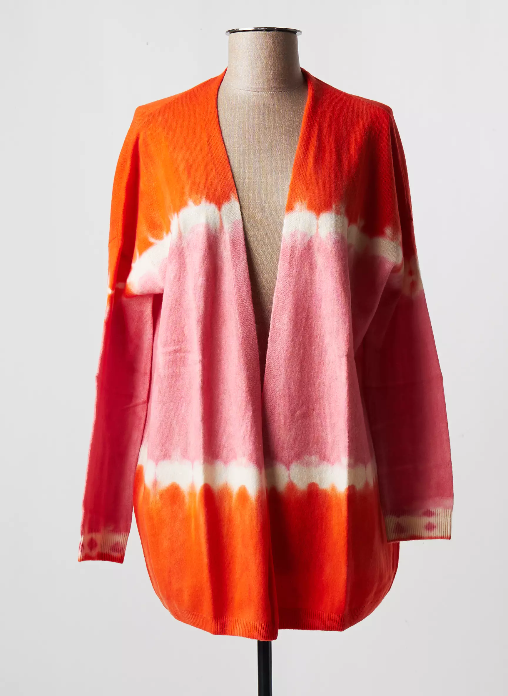 Les Tricots De Lea Cardigans Femme couleur orange