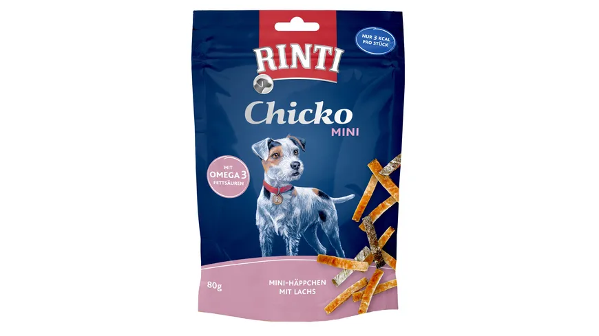 RINTI Hundesnack Mini Chicko Lachs 80 g