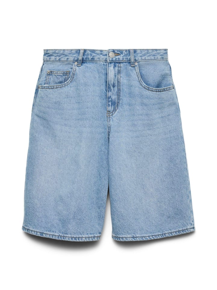 Vero Moda Jeans-Shorts in Medium Blue Denim günstig kaufen