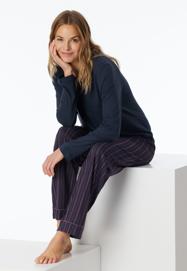 Schlafanzug lang multicolor - Comfort Nightwear