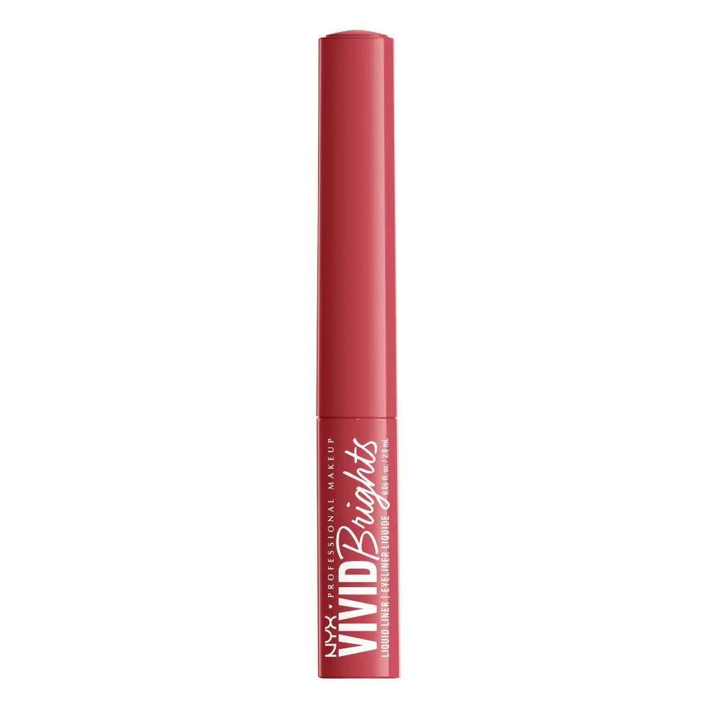 NYX Vivid Brights Eyeliner på rød