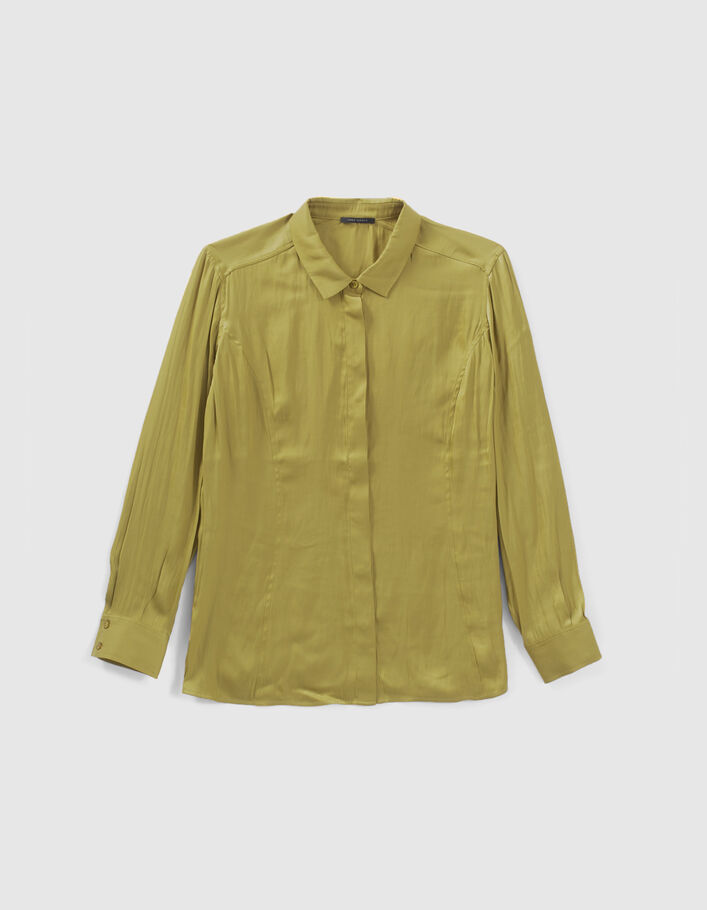 Chemise absinthe avec visuel clouté dos Femme