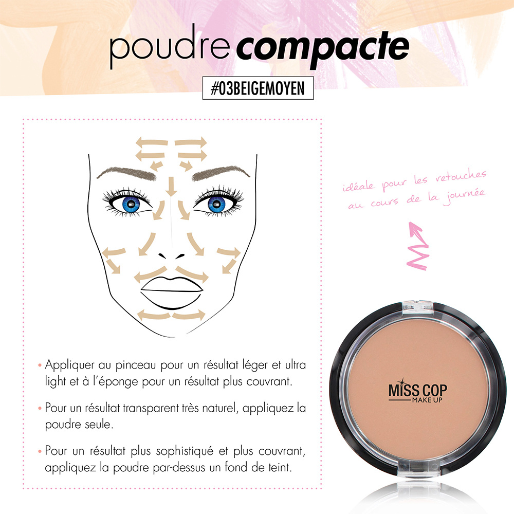 miss cop Poudre Compacte Poudre