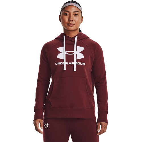 DAMEN LANGARM RIVAL FLEECE LOGO HOODIE