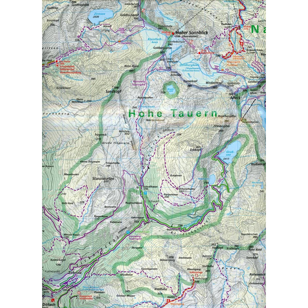 KuF Österreich Outdoorkarte 13 Großglockner 1 : 35 000 - Wanderkarte
