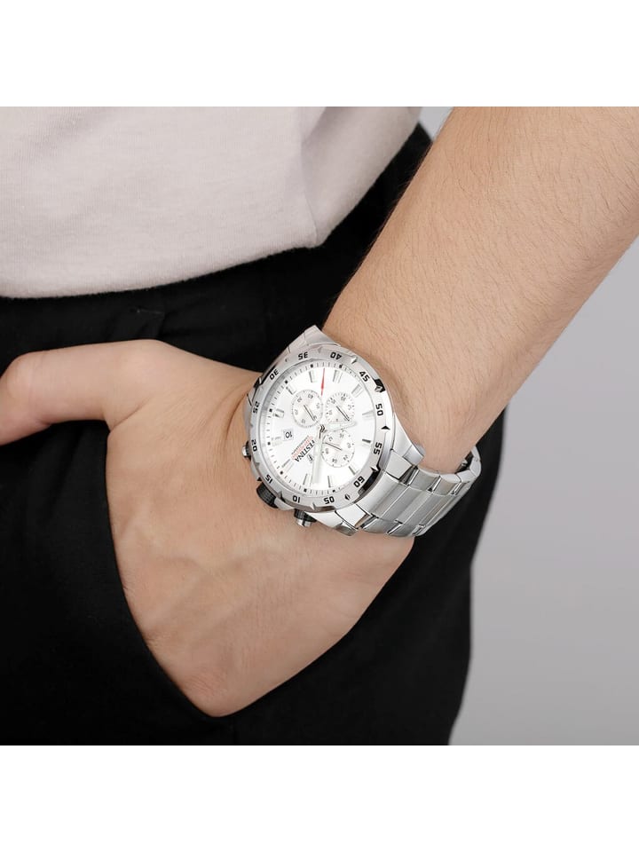 Festina Herrenuhr Quarz Chronograph Stahl/Silberfarben günstig kaufen onesize