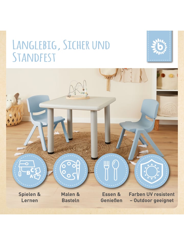 Bieco Spielwaren Kinderstuhl bis 80 kg belastbar in Blau günstig kaufen onesize