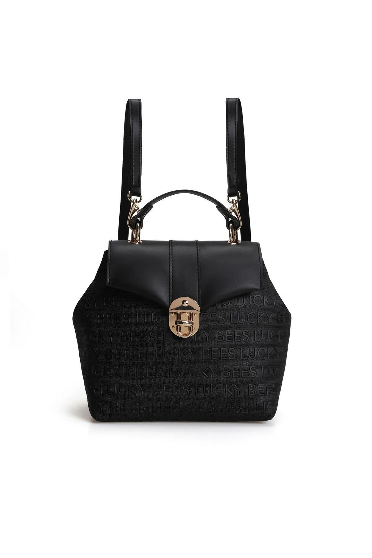 Lucky Bees  Rucksack - Schwarz - Unifarben
