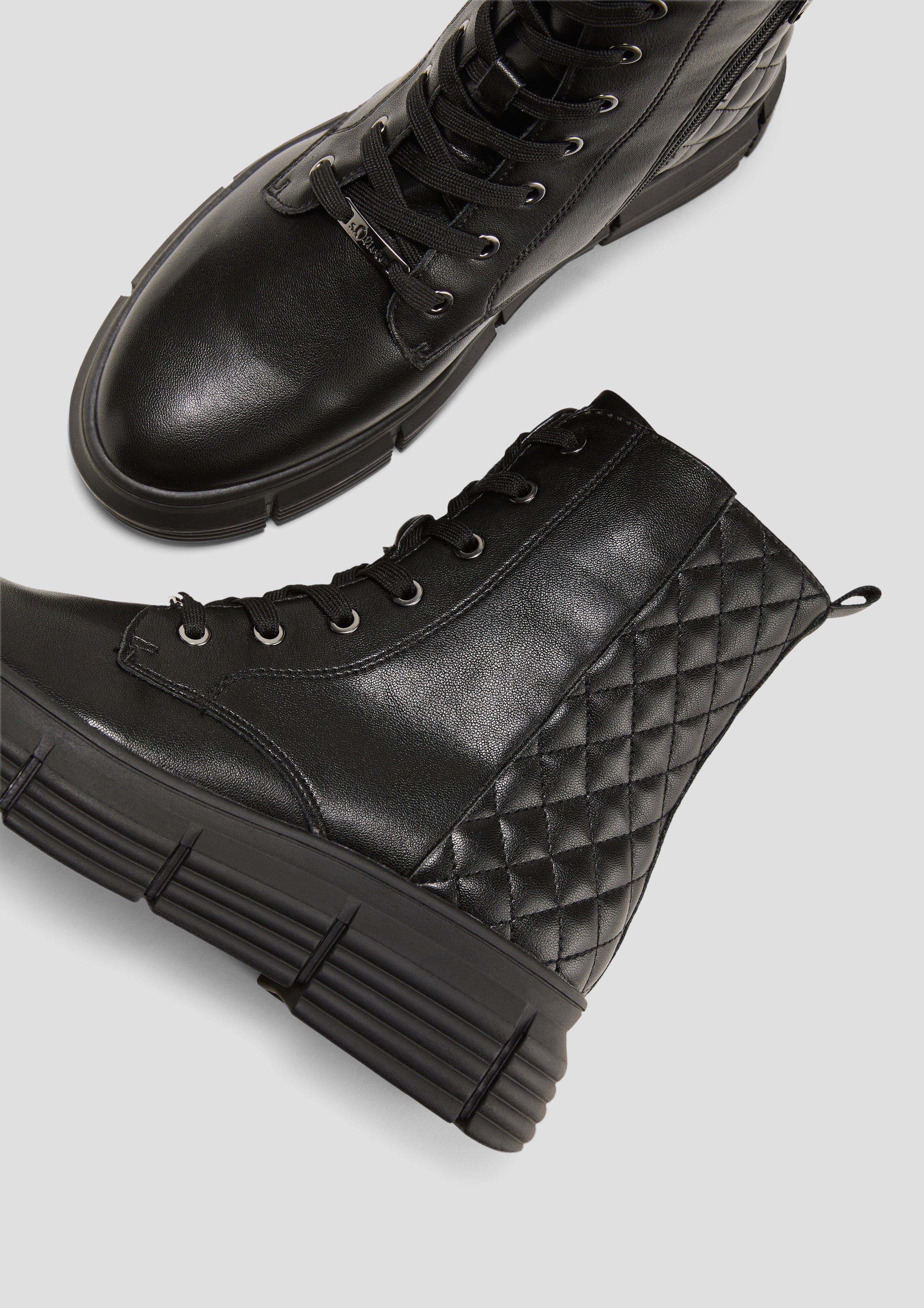 Stiefel mit Steppmuster  6008540-001