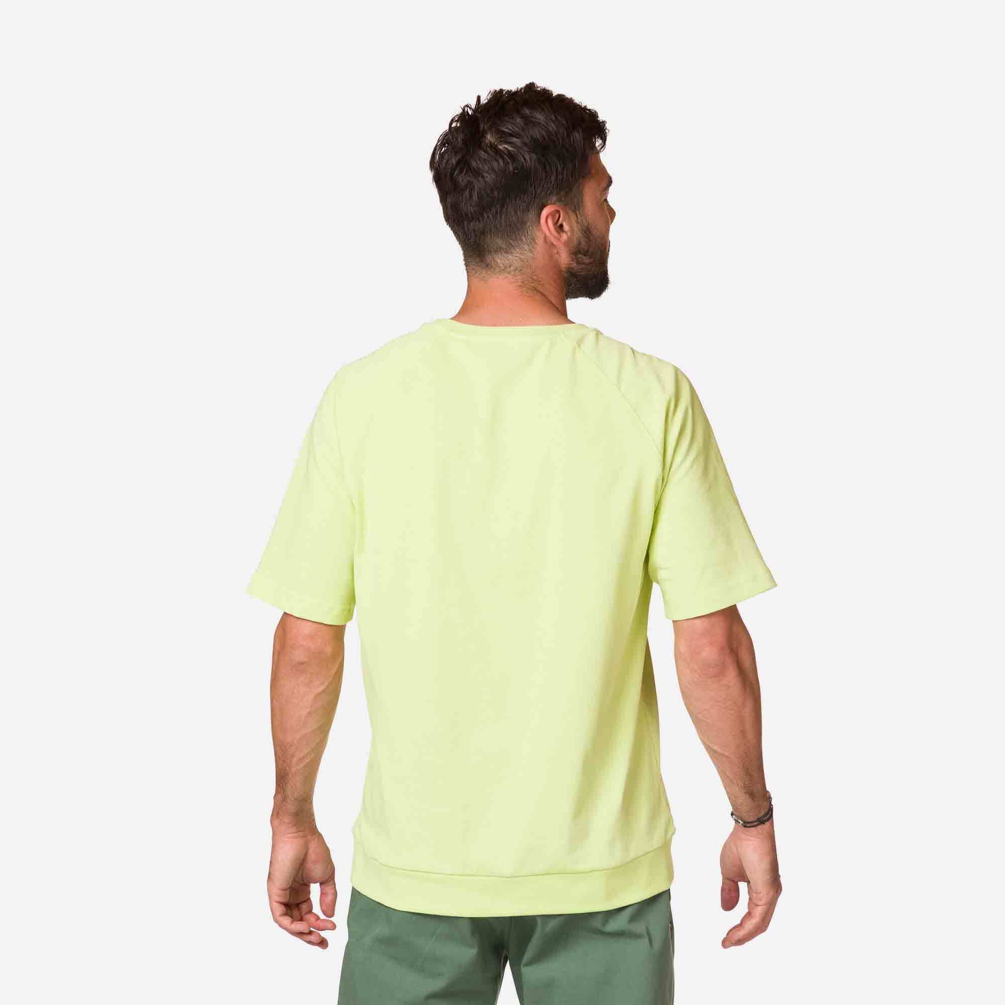 T-shirt confortable en coton à manches raglan courtes homme