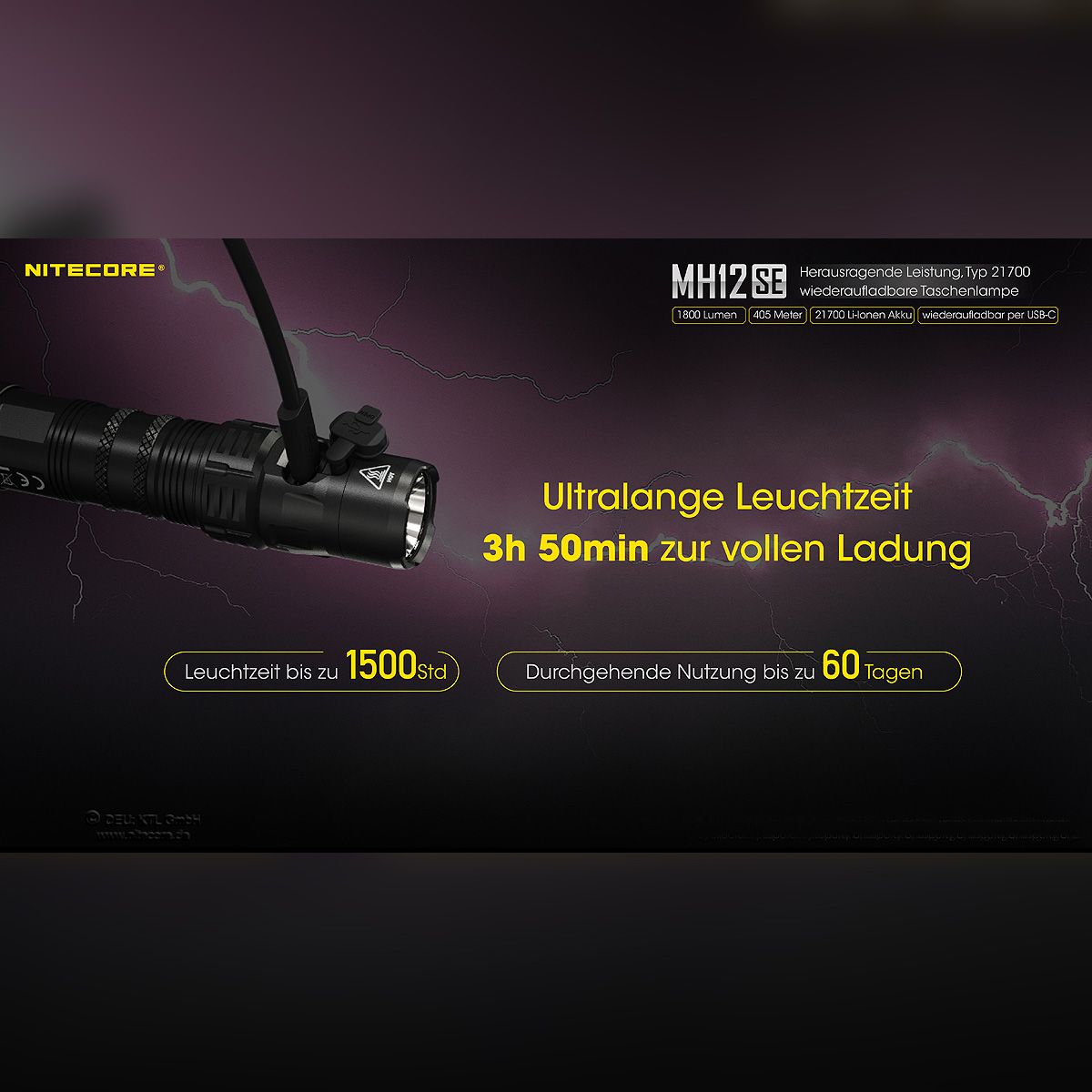 LED Taschenlampe MH12S
