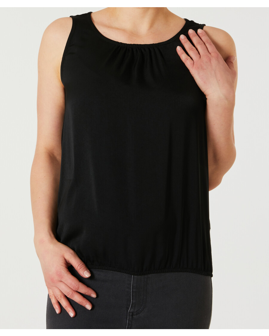 Schwarzes Tanktop