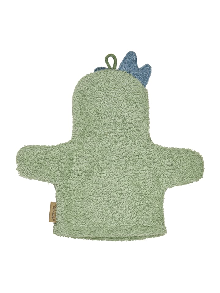 Sterntaler Waschhandschuh DINO Rexi in hellgrün günstig kaufen onesize