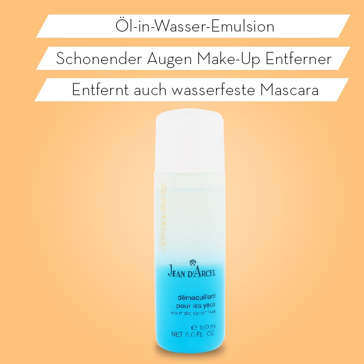 démaquillant pour les yeux DÉMAQUILLANTE - Augen-Make-up Entferner - entfernt wasserfestes Make-up